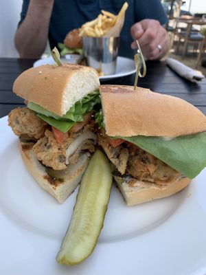 Fried Mushroom Sandwich  at Margo's in Santa Monica