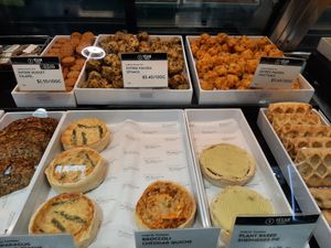 Clearly labeled vegan choices at Nature's Fare Markets - Penticton in Penticton