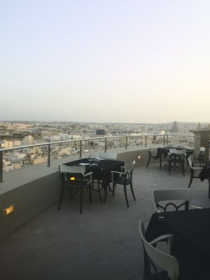 Amazing views over Malta at TemptAsian in Sliema