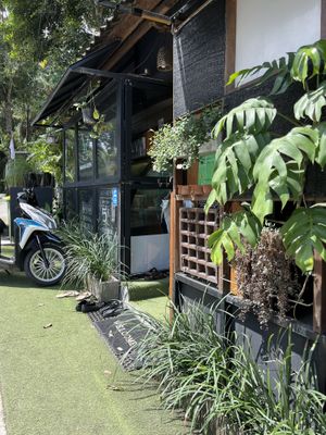 entrance   at Warung Green in Ubud
