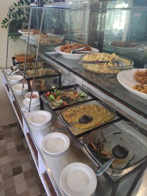 Buffet at Warung Green in Ubud