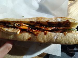 Vegan banh mi at Banh Mi & Bubbles in Stuttgart