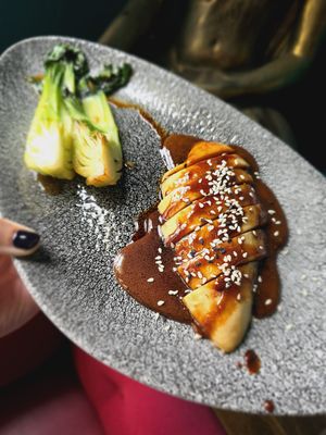 Teriyaki Chick'n Breast at Bonzai Pan Asian Kitchen in Douglas