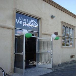 Viva La Vegan storefront at Viva La Vegan Grocery Store in Rancho Cucamonga
