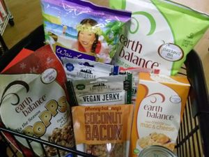 lots of vegan goodies at Viva La Vegan Grocery Store in Rancho Cucamonga