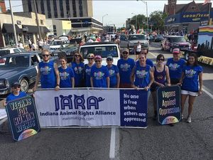 Gathering at Indiana Animal Rights Alliance in Indianapolis