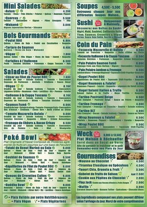 MENU FOODS at Acktual in Malmedy