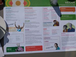 Full vegan menu at Lounges - Marisco Lounge in Scarborough