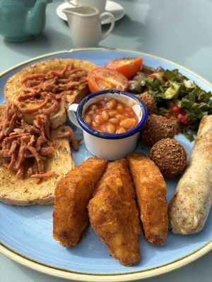 Fantastic giant vegan breakfast  at Lounges - Marisco Lounge in Scarborough