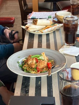 Bang bang cauliflower and burrito   at Lounges - Marisco Lounge in Scarborough