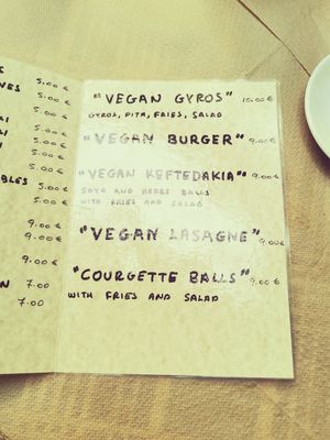 Vegan walhalla? at Alexis in Corfu