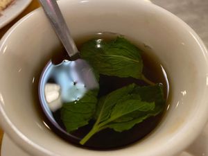 Mint tea at Olive in New Orleans