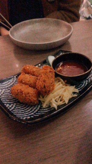 Rendang croquettes - so good!  at De Orchidee in Eindhoven