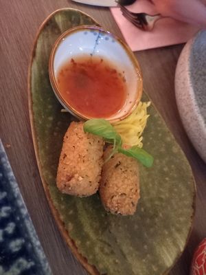 Rendang kroketten at De Orchidee in Eindhoven