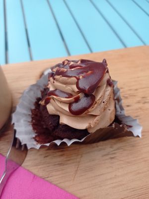 Muffins de praline at La Despensa de Eva in Viladecans