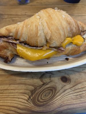 Bacon and Cheese sandwhich  at Innocent Yesterday in New York City