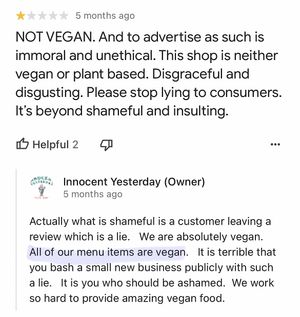   at Innocent Yesterday in New York City