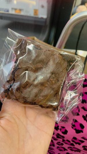 brownie (oh so good!!!)  at Innocent Yesterday in New York City