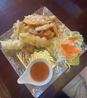 Vegetable tempura!  at Siam Corner Ma Ma Thai in Lichfield