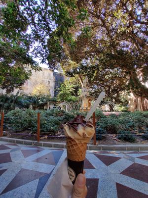 Chocolate orange + café at Cioccolato Puro d'Italia in Alicante