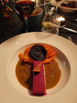 Vegan main course at Ravintola Jura in Helsinki