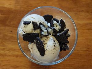 Oreo sundae at Lorne Bar in Oban