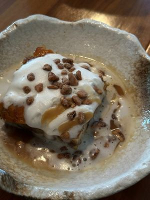 vanana bread pudding at Duke's on 7 in Minnetonka