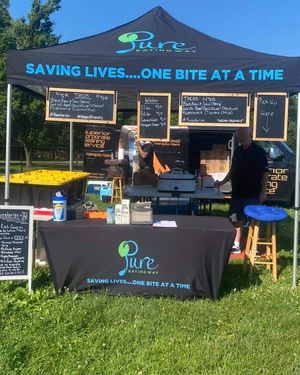 Stand at Pure Eating Way in Indianapolis