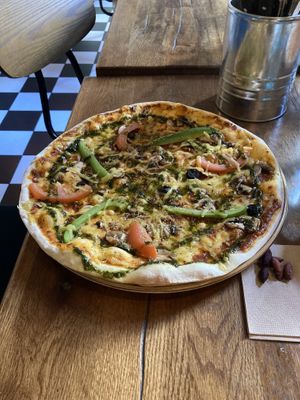 Pizza Vegetable  at Cyrano in Lidkoeping