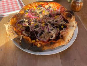   at La Pizzería Matanzas in Navidad