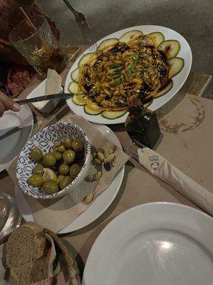 Mixed olives   at Toque de Queda in Mallorca