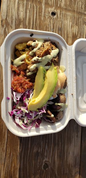 mighty bowl at Rainbow Kitchen + Rebel Tonics in Haiku