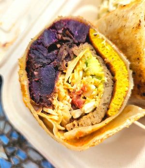 Killer Breakfast Burrito at Rainbow Kitchen + Rebel Tonics in Haiku