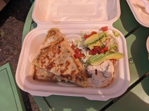 Quesadillas  at Rainbow Kitchen + Rebel Tonics in Haiku