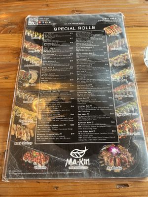 Menu  at MA-KIN in Agoura Hills