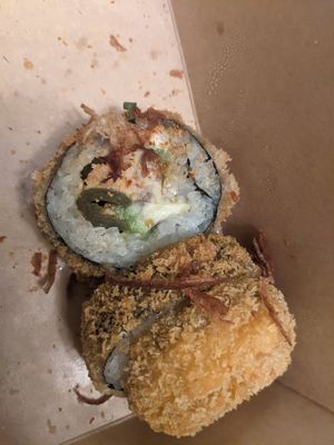 Jalapeño roll to-go. A+ at MA-KIN in Agoura Hills