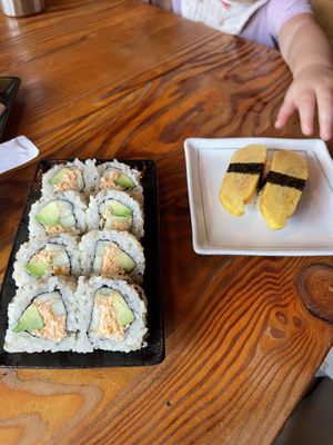 California roll & tamago  at MA-KIN in Agoura Hills