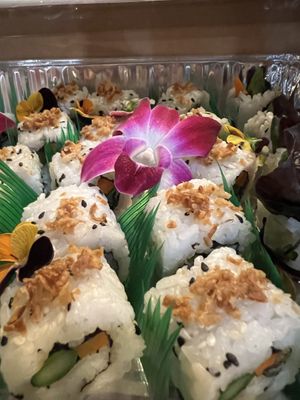 Veggie rolls (for catering)  at MA-KIN in Agoura Hills