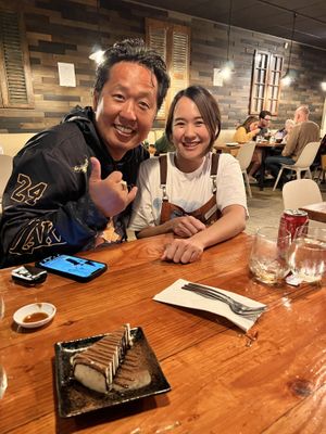 My friend and the owner!   at MA-KIN in Agoura Hills