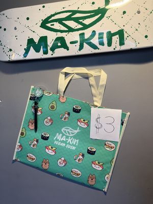 Cute reusable shopping bag  at MA-KIN in Agoura Hills
