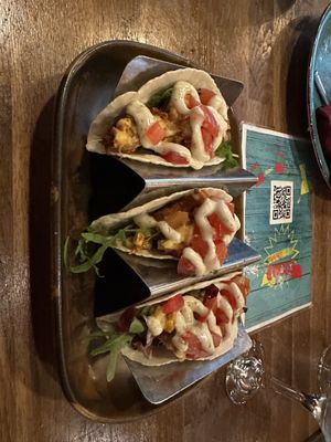 Jackfruit tacos  at EscoBar in Inverness