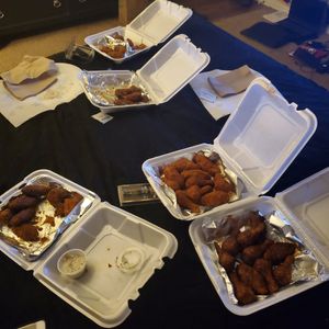 Enjoyed myself with my order at Wing King in Las Vegas
