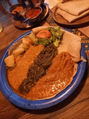 Bebiaynetu Vegan at African Queen Restaurant in Frankfurt