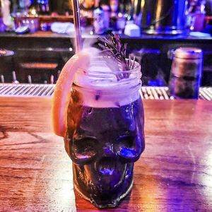 Burnt Corpse (Made vegan with aquafaba) at Raven's Manor in Portland