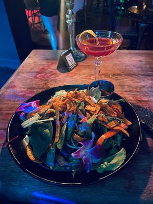 Spring harvest salad  at Raven's Manor in Portland