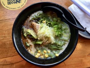 Garden Party Ramen  at Harumama in San Diego