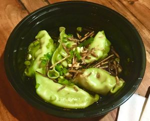 Vegetable Potstickers (vegetarian ) at Harumama in San Diego