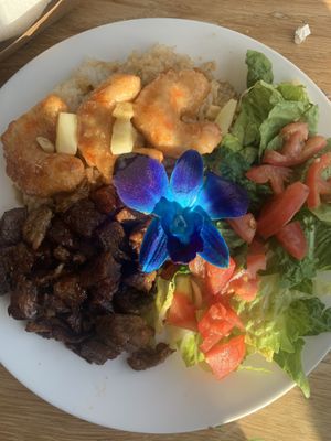 Combo plate   at Srey Vegan - Pop Up in Los Angeles