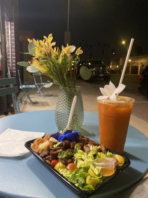 The Hook Up with Thai Iced Tea ♥️  at Srey Vegan - Pop Up in Los Angeles