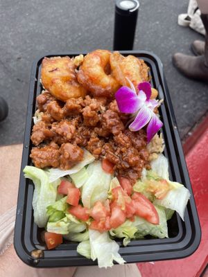 Hookup with Garlic Rice  at Srey Vegan - Pop Up in Los Angeles